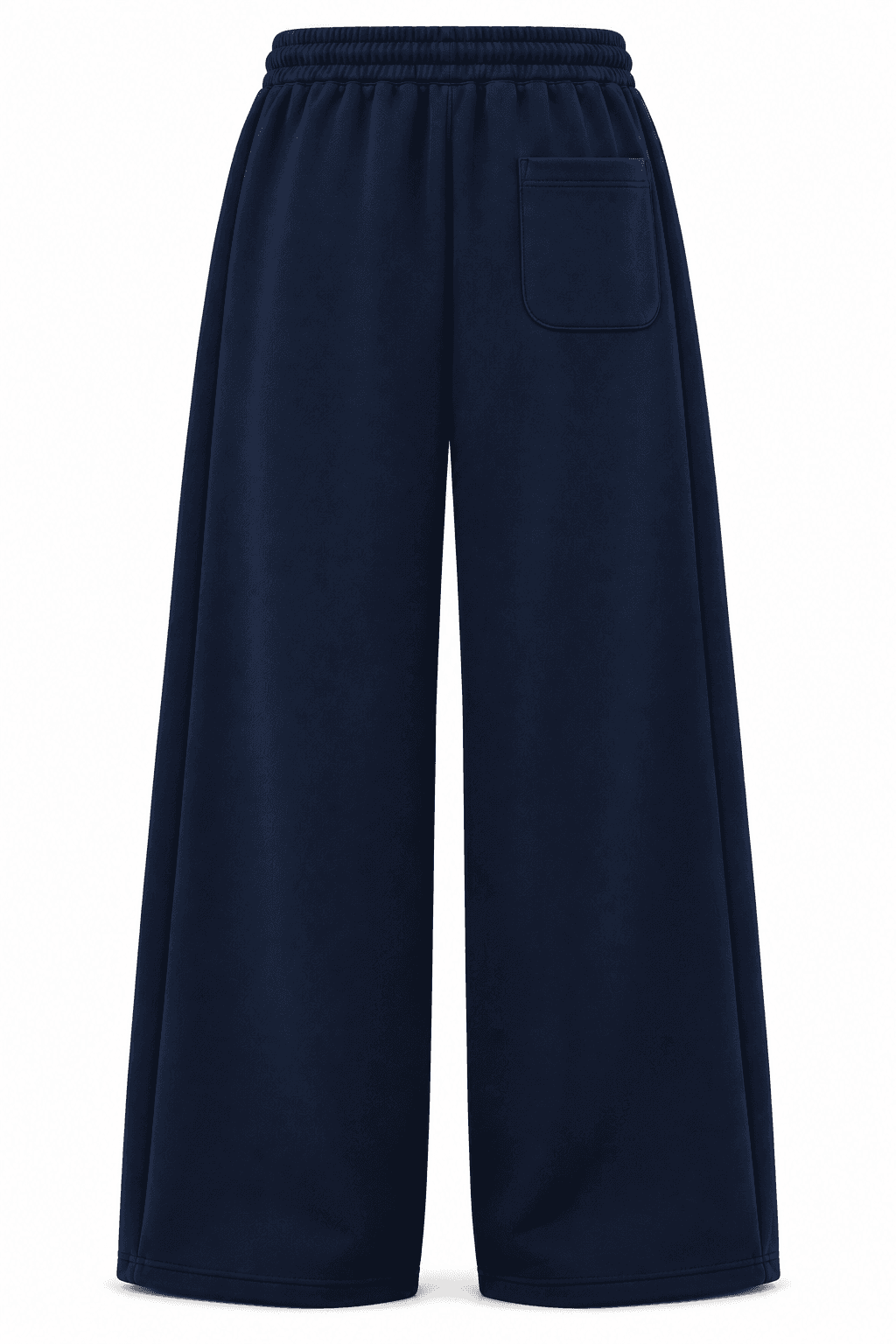 Dark Navy Blue Relaxed Lower, back view