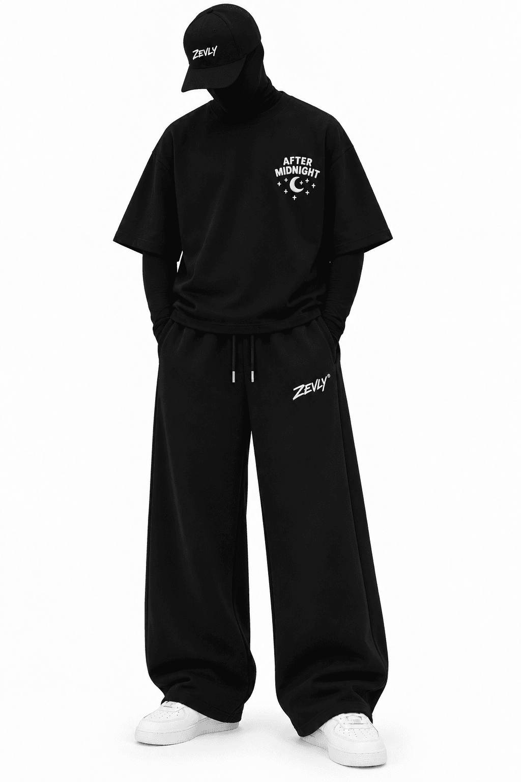 After Midnight™ Black Coord Set, front view